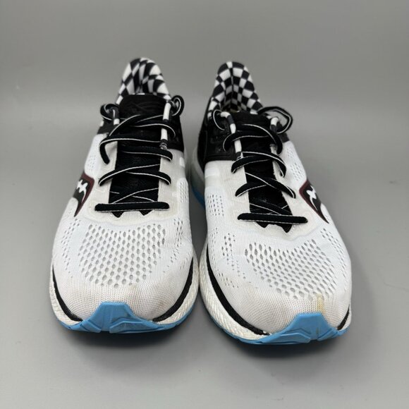 Saucony  Hurricane 23 Mens Running Shoes White Black (S20615-40) Size 10.5 main image 4